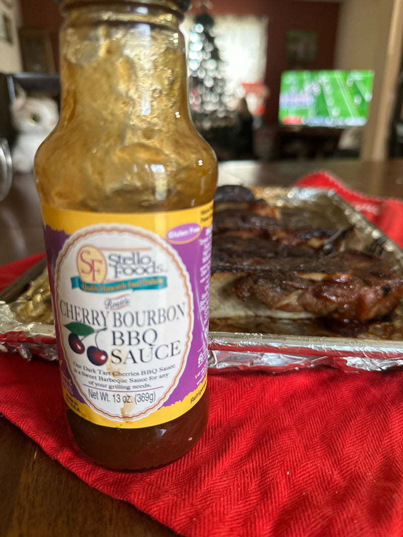 Stello Foods - Rosie's Cherry Bourbon BBQ Sauce 13 oz