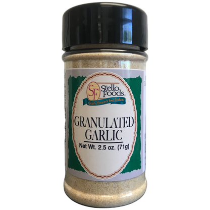 Stello Foods Spices - Garlic - Granulated 2.5 oz