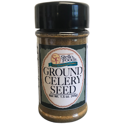 Stello Foods Spices - Celery - Seed - Ground 1.5 oz