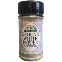 Stello Foods Spices - Pepper - White - Ground 1.5 oz