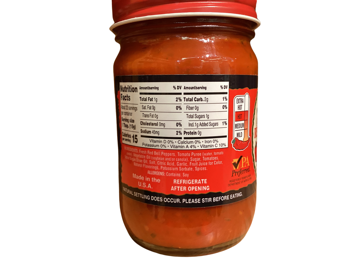 Stello Foods - Rosie's Hot Red Pepper Spread 12 oz