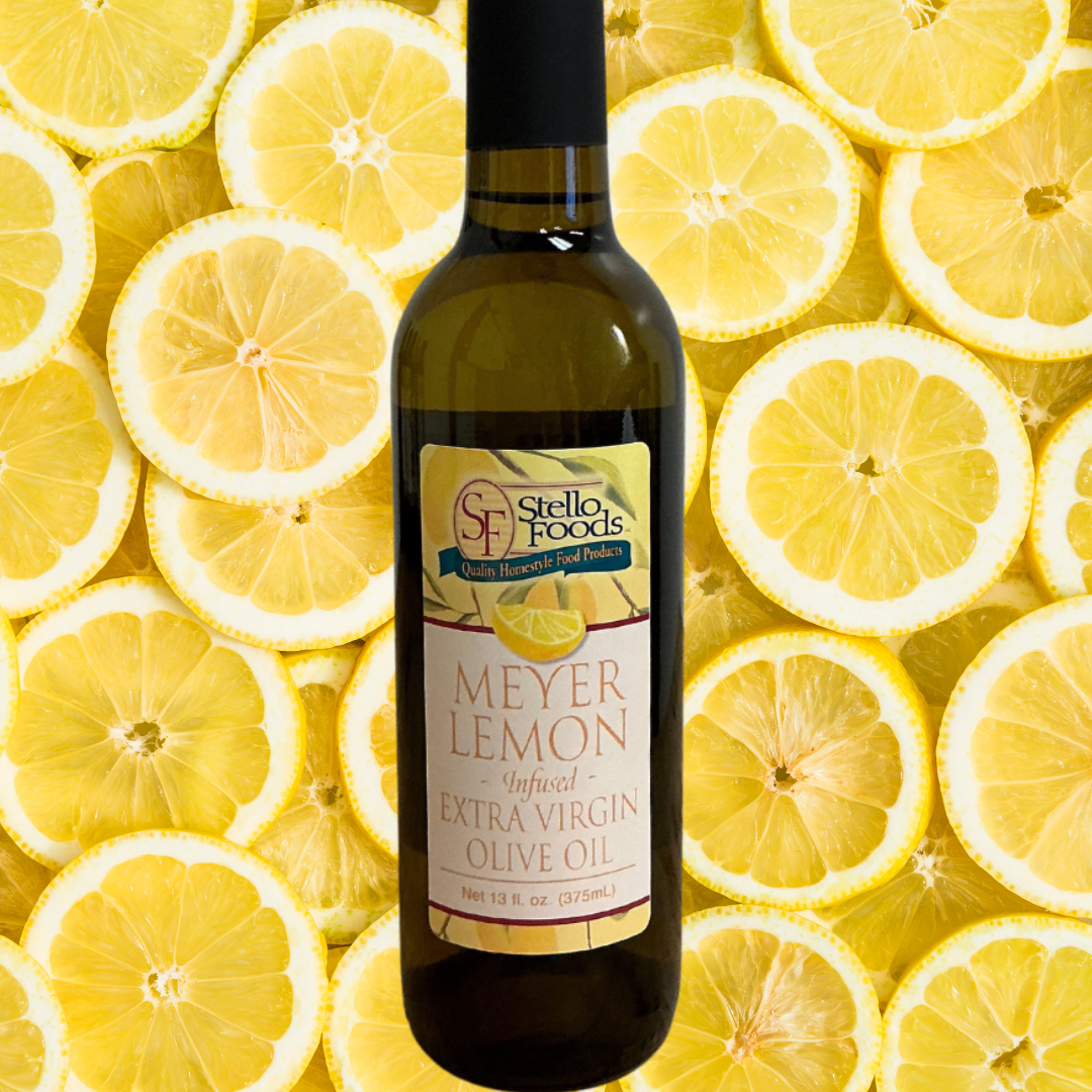 Stello Foods - Meyer Lemon Infused Extra Virgin Olive Oil 13 oz