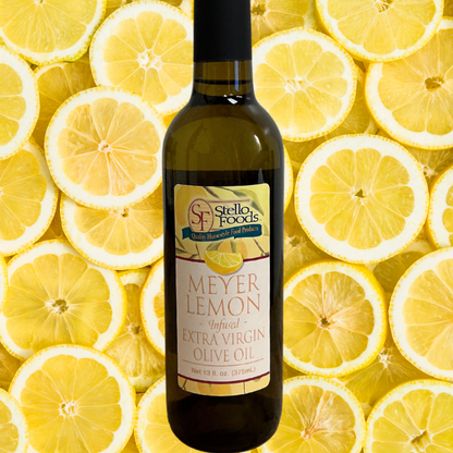 Stello Foods - Meyer Lemon Infused Extra Virgin Olive Oil 13 oz