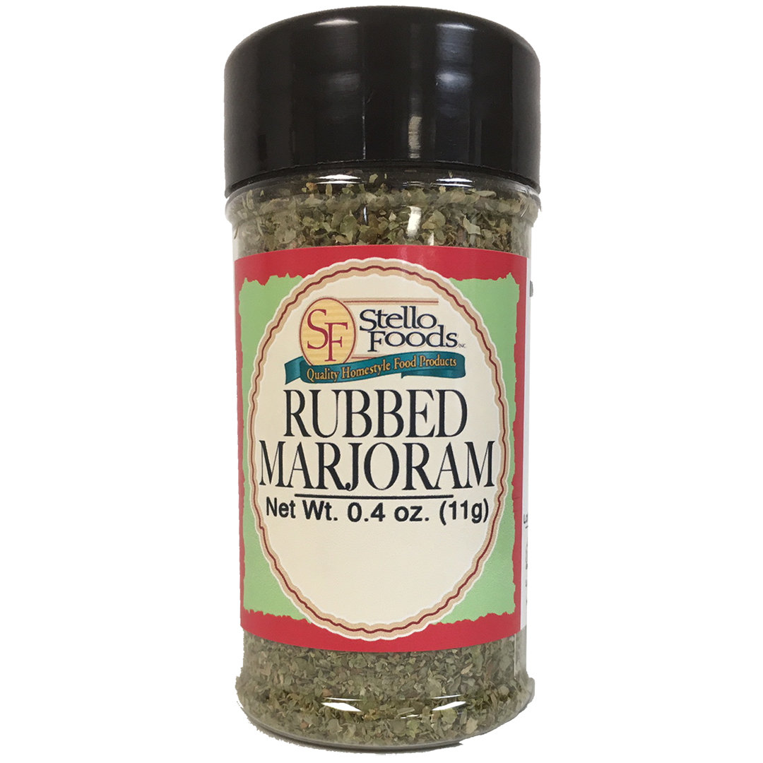 Stello Foods Spices   Marjoram   Rubbed 0.4 oz