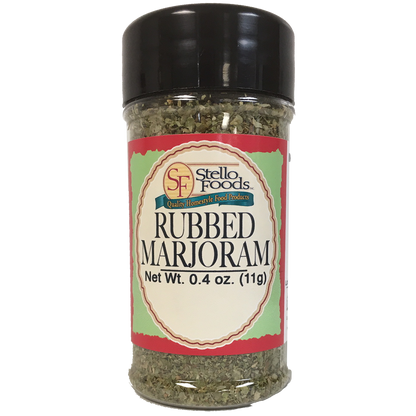Stello Foods Spices   Marjoram   Rubbed 0.4 oz