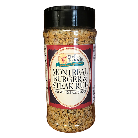 Stello Foods Spices   Montreal Burger and Steak Rub 13.5 oz