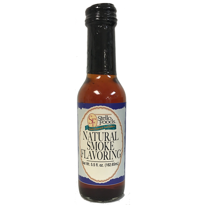 Stello Foods Spices   Natural Smoke Flavoring   5.5 fl. oz.