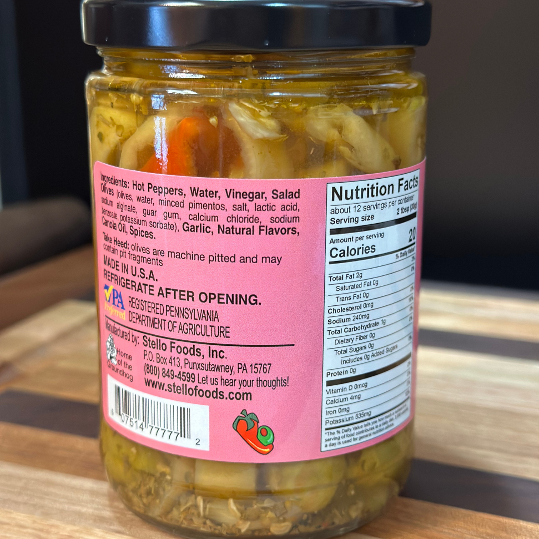 Pink's - Hot Peppers 12.5 oz