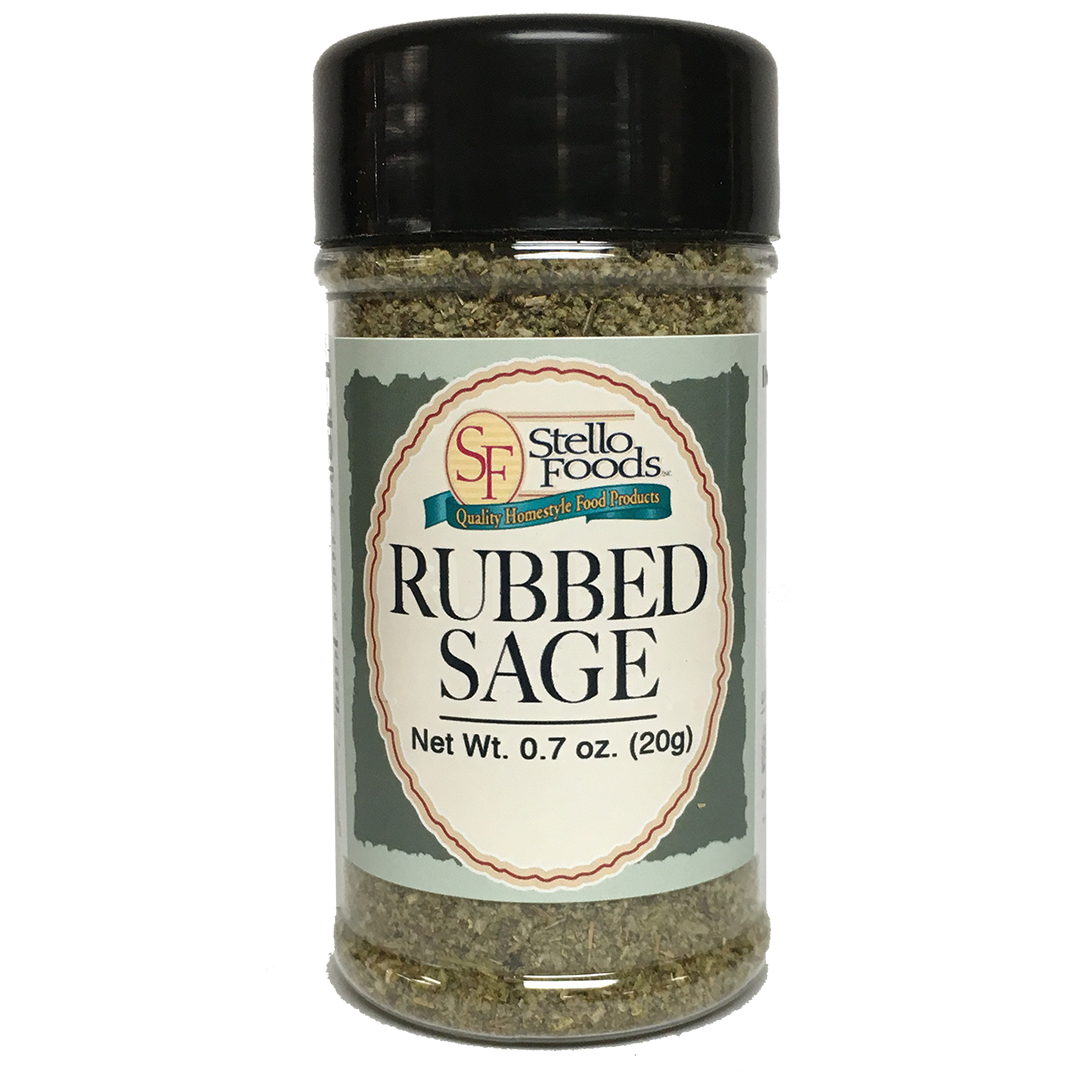 Stello Foods Spices   Sage   Rubbed 0.7 oz