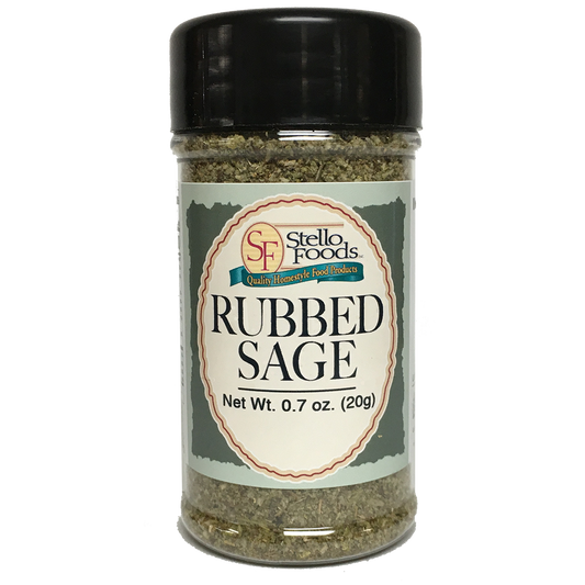 Stello Foods Spices   Sage   Rubbed 0.7 oz