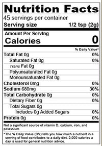 Nutrition Facts