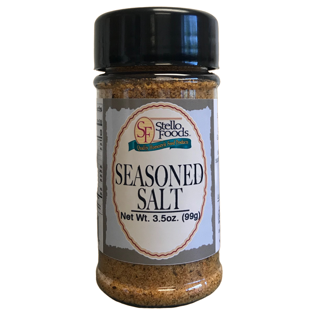 Stello Foods Spices - Salt - Seasoned 3.5 oz