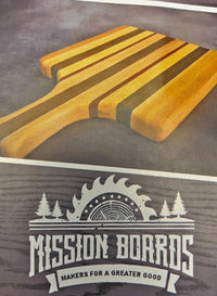 Large cutting board with handle