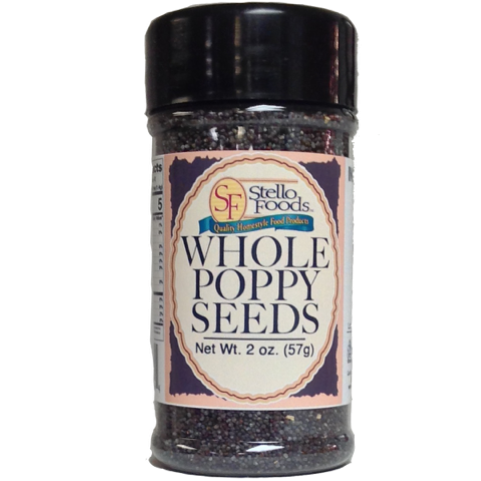 Stello Foods Spices - Poppy Seeds - Whole seed 2oz
